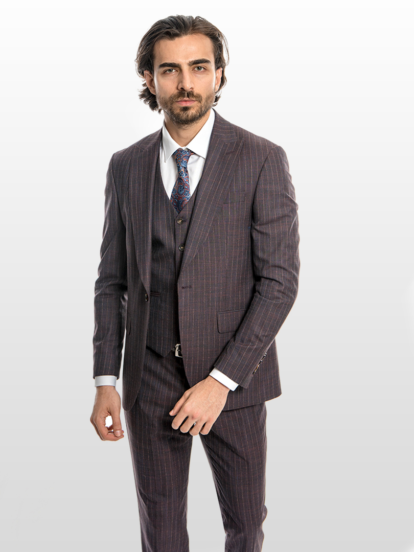 single-breasted-bordeaux-golden-striped-peak-lapel-men-suit-3b
